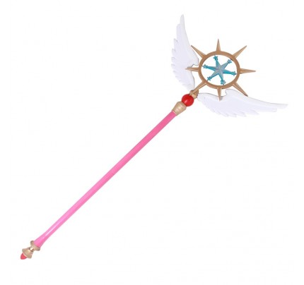 Card Captor Sakura CLEAR CARD KINOMOTO SAKURA Wand Cosplay Props