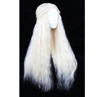 Blonde 70cm Game Of Thrones Daenerys Targaryen Cosplay Wig