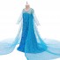 Frozen Cosplay Princess Elsa Costume Long Sleeves Dress for Children