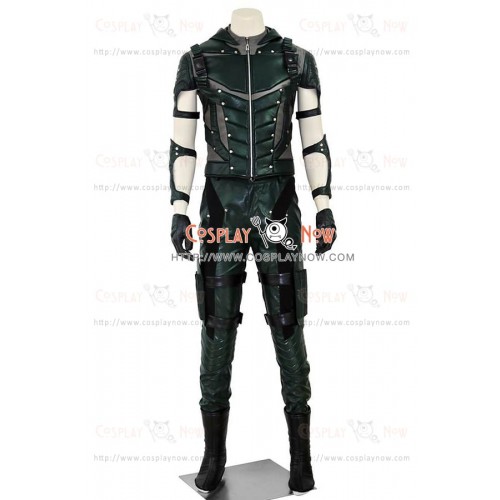 Oliver Queen Costume For Green Arrow Season 4 Cosplay