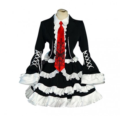 Danganronpa Cosplay Celestia Ludenberg Costume Uniform Dress