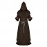 Historical Ancient Medieval Monk Wizard Cosplay Costume Robe