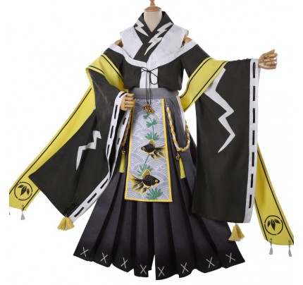 My Hero Academia Boku No Hero Academia Denki Kaminari Chargebolt Flower Festival Kimono Cosplay Costume