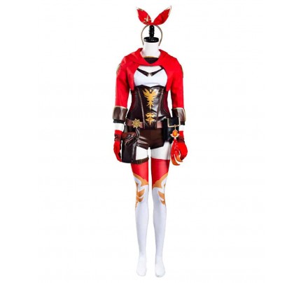 Genshin Impact Amber Cosplay Costume