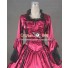 Marie Antoinette Victorian Ball Gown Cosplay Red Wedding Dress