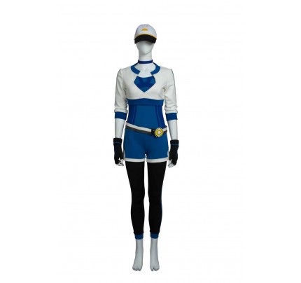 Pokemon Go Female Trainer Blue Cosplay Costume