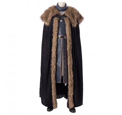 Game Of Thrones 8 Jon Snow Cosplay Costume Version 2