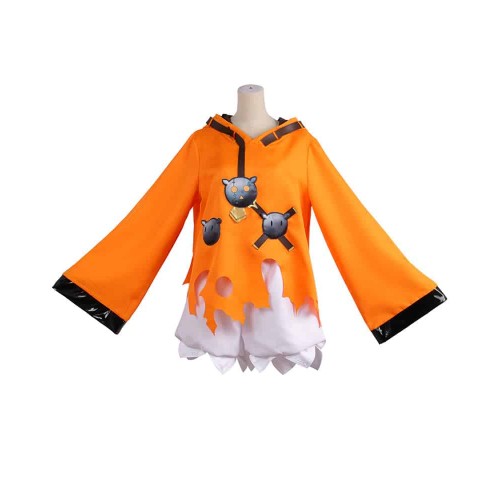 Genshin Impact Klee Cosplay Costume Orange