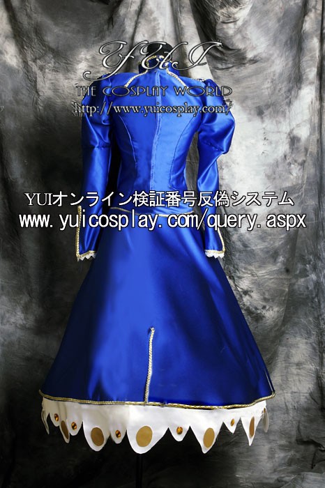 Fate stay night Fate Zero Cosplay Saber Dress Costume