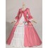 Gothic Renaissance Victorian Steampunk Gown Reenactment Pink Lolita Dress Costume