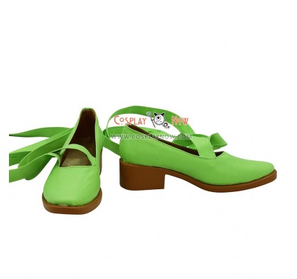 Shugo Chara Hinamori Amu Green Cosplay Shoes