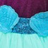 Mermaid Cosplay Princess Ariel Costume Fairy Tale Cute Bowknot Layered Girl Dress for Children