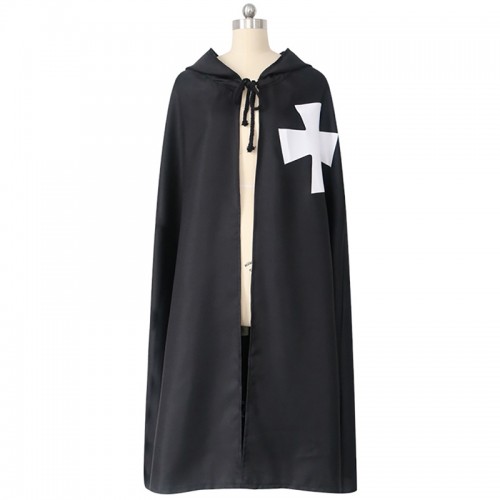 Historical Medieval Knights Cosplay Costume Cape Robe