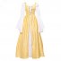 Square Collar Medieval Renaissance Vintage Dress Christmas