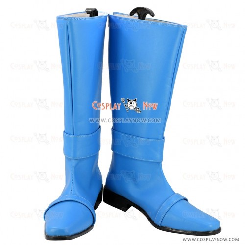 Uchu Sentai Kyuranger Cosplay Shoes Kotaro Sakuma Koguma Sky Blue Boots