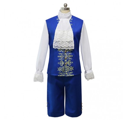 Beauty and the Beast Cosplay Prince Costume Uniform 