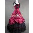 Southern Belle Lolita Ball Gown Red Wedding Dress