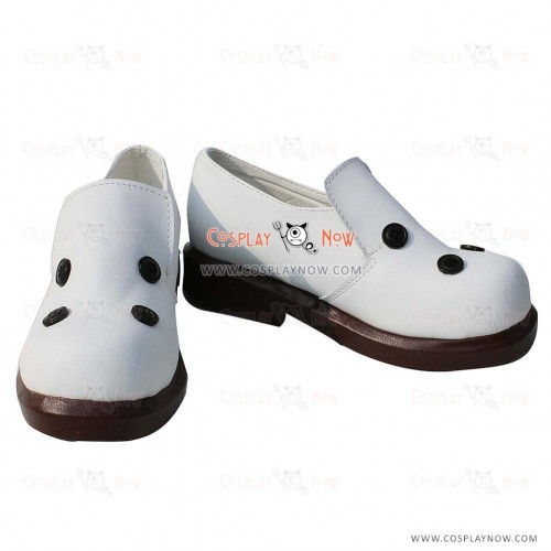 The King of Fighters Cosplay Bao White Cosplay Shoes