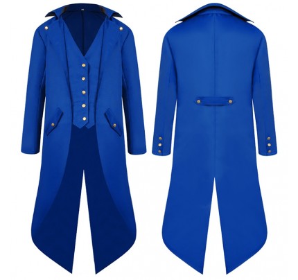 Historical Medieval Vintage Punk Cosplay Costume Tuxedo 