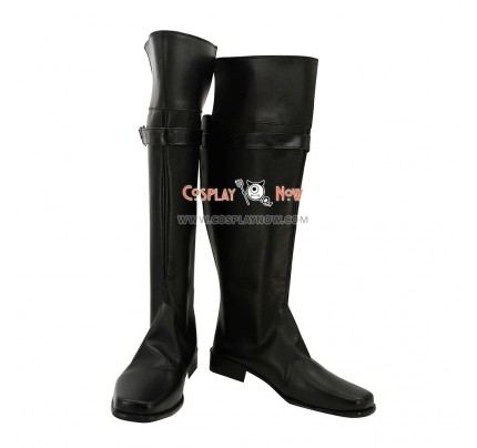  Unplay Cosplay Shoes Deadman Wilhelm Black Boots 