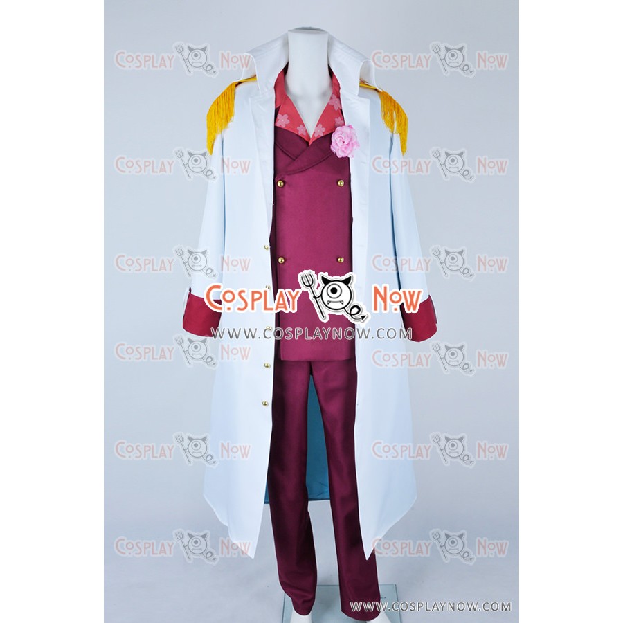 One Piece Cosplay Costume Admiral Akainu Sakazuki Cosplay Marine