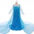 Frozen Cosplay Princess Elsa Costume Long Sleeves Dress for Children