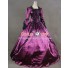 Marie Antoinette Victorian Gothic Ball Gown Purple Wedding Dress Costume