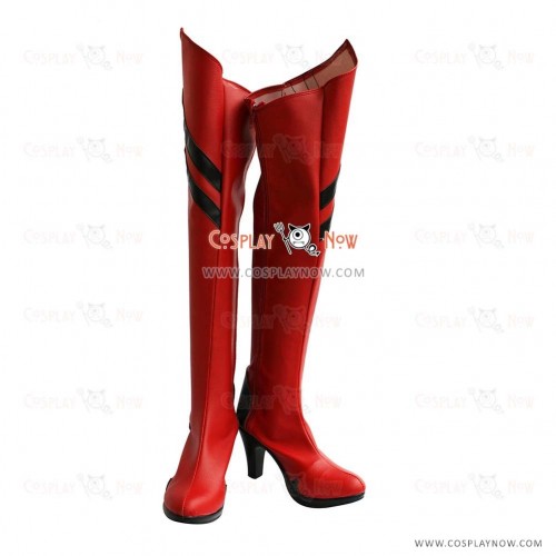 Neon Genesis Evangelion Cosplay Shoes Asuka Boots