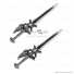 Final Fantasy XV FF15 Ignis Scientia Double Swrods PVC Cosplay Props