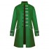 Historical Medieval Solid Fashion Steam Punk Vintage Overcoat Uniform