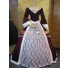 Marie Antoinette Victorian Wine Red Dress Ball Gown Prom