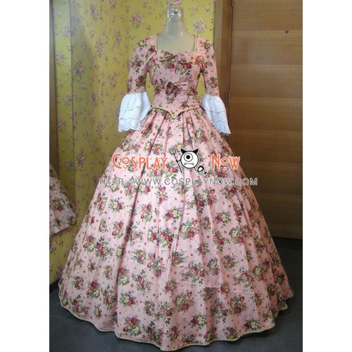 Victorian Lolita Renaissance Multicolor Floral Gothic Lolita Dress