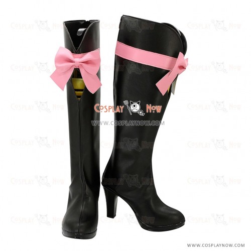Love Live ! KiRa-KiRa Sensation Cosplay Shoes Kousaka Honoka Black Boots