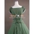 Colonial Cosplay Lolita Green Dress Ball Gown Prom