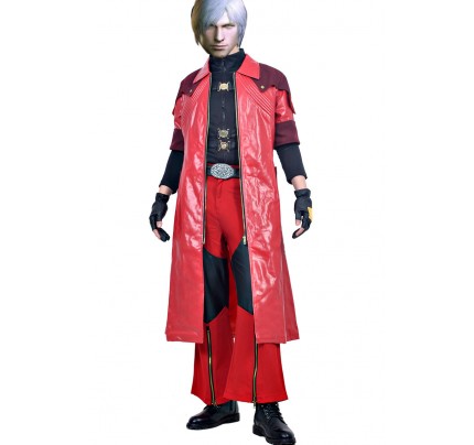 Dante Costume For Devil May Cry 4 Cosplay Uniform