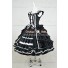 Lolita Dress Gothic Punk Lolita Black Frill Cosplay Costume