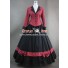 Civil War Cotton Satin Tartan Gown Dress