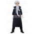 Allen Walker Costume For D Gray Man Cosplay Black White Uniform