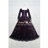 Lolita Dress Victorian Lolita Reenactment Period Velvet Lace Cosplay Costume