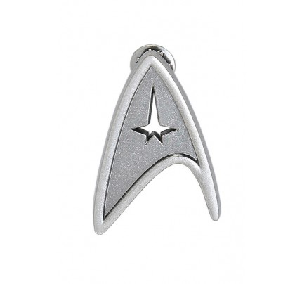 Star Trek Cosplay Silver Voyager Command Brooch Badge 