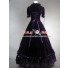 Lolita Renaissance Prom Velvet Purple Dress Ball Gown