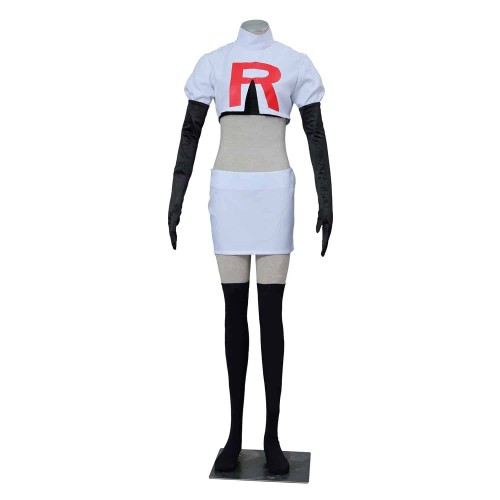 Pokemon Pocket Monster Jessie Cosplay Costume