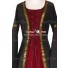 Carnival Renaissance Medieval Antique Anna Schwarz-Bordeaux Red Lolita Dress Robe