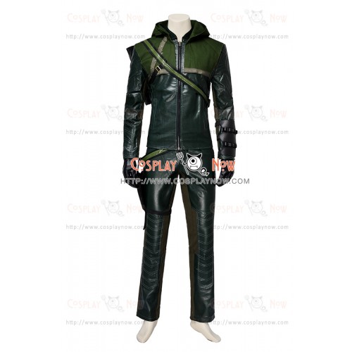 Oliver Queen Green Arrow Costume For Green Arrow Season 1 Cosplay