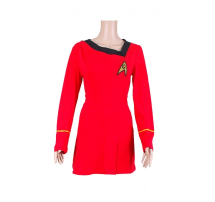 Star Trek Costume TOS The Female Duty Uniform Red Dress