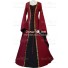 Carnival Renaissance Medieval Garment Robe Anna Red Dress Halloween