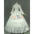 Victorian Lolita Reenactment Theatre Punk Lolita Dress White