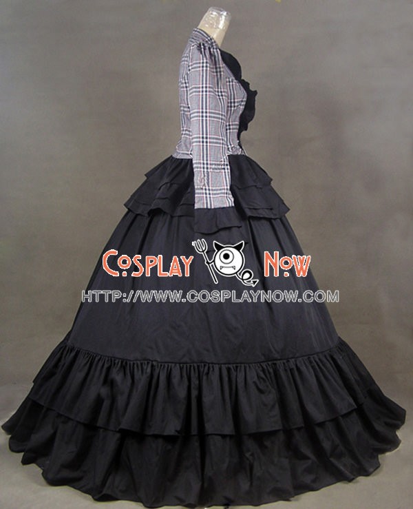 tartan ball gown