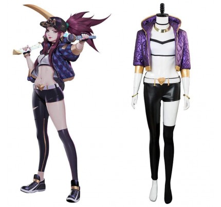 KDA League Of Legends The Rogue Assassin Akali Skin Cosplay Costume