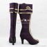 League of Legends The Goddess of War Cosplay Shoes Shivell Purple Boots